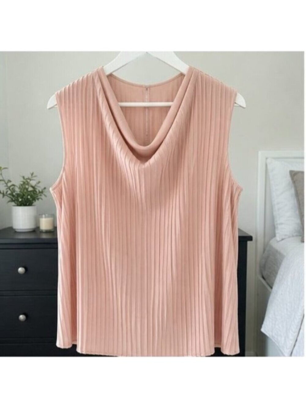 Olive Smocked Top